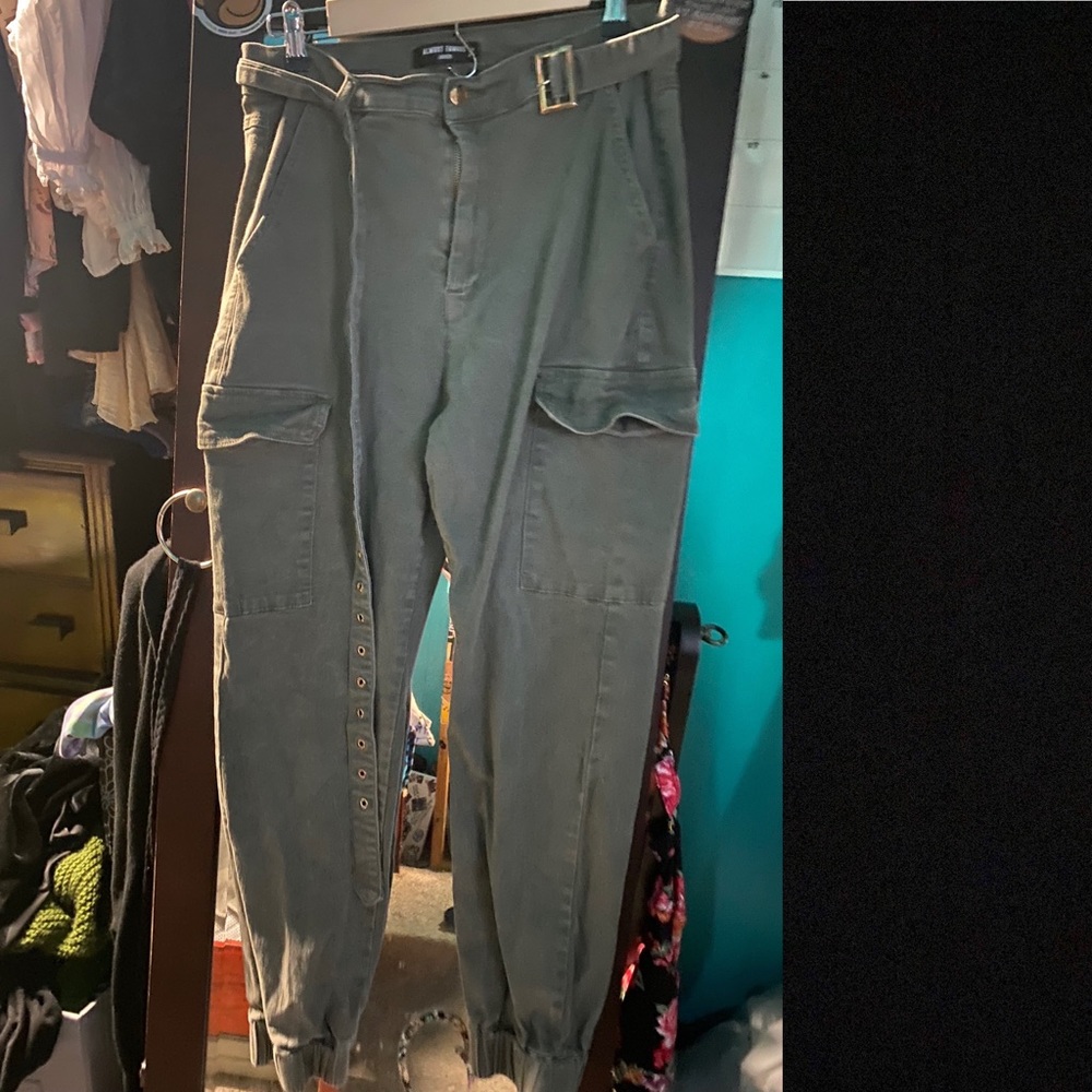 Hottopic taupe cargo pants